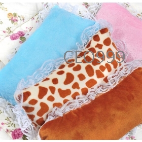 50pcs/lot+ Free Shipping Super comfortable cute  plush pillows, pet dogs & cats colorful pillow toys, Size: 23*13cm 