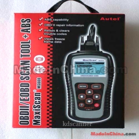 2012 new version MaxiScan MS609 OBD II/EOBD code reader AUTEL diagnostic scan tool free shipping