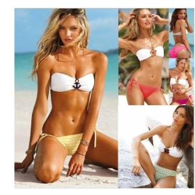 2012 foreign trade the single women with breast pad bikini bathing suit mix build a diamond on the chest be small chest  