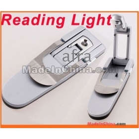 Dropshipping clip robot LED On libro di lettura della luce Booklight lampada luce Lampada da lettura