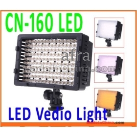 Freeshipping Via EMS Best Selling!CN-160 160 LED Video Camera Light DV Camcorder Photo Lighting 5400K For  ,Free Shipping+Drop Shipping 