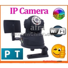 Wholesale Via EMS New Wireless WiFi IR Cut Night Vision Nightvision Security IP Camera, freeshipping, S114 