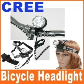 Μια ποιότητα CREE XML XM - L T6 LED Bike Φως ποδηλάτων HeadLight προβολέα 1200LM 9W , δωρεάν αποστολή
