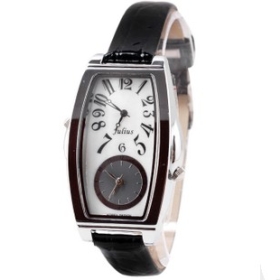 South Korea of fashionable romance double double hine core belt show female table women's watch