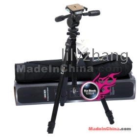 free shipping Pro WF FT-695 Tripod NEW with Ball head bag for  nikon  pentax  finepix    