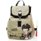 Han edition backpack leisure double shoulder pack, women's canvas bag, the travel bag, students bag