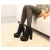  tide shoes short boots high-heeled shoes thick with large base of female boots
