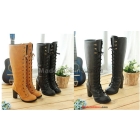 free shipping Chalaza side zipper temperament thick with tall canister boots knight big yards