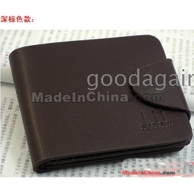 free shipping  Special offer/man leather purse, sell like hot cakes of men's leisure three open wallet card of brief paragraph    Brown/red/black /  /   