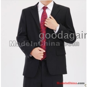 Suit suit dress smock white-collar work married men CangLanSe suit