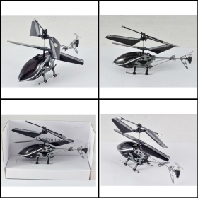 divertido i- Helicopter Air iPhone / iPod / iPad Controlled Rechargeable 3 -CH R / C I- Helicopter w / Gyroscope - Prata + Preto