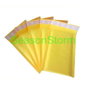 [ CPA Δωρεάν αποστολή ] Χονδρικό 17cmX23cm Kraft χαρτί Air Bubble Φάκελος τσάντα Κίτρινο Χρώμα 100pcs/lot ( SD - 188 )