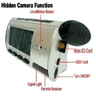 New Clock Spy Camera with Video Photo Motion Detection and Remote Control Function SUPPORT TF CARD 
