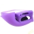 Roman Silikonska zaštitna Soft Case Pojačala / Horn s nosačem za bicikle Apple iPhone 4G Purple