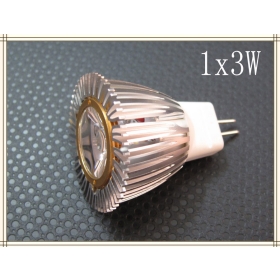 50x Free Shipping MR11 GU5.3 1x3W Epistar LEDs LED Spotlight, AC/DC12V, CE&Rohs, Warm White or Cool White 