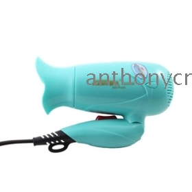 free shipping foldable blue hair dryer 800W  