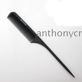 free shipping barber tail comb 23cm black anti-static heat-resistant 15pcs/lot