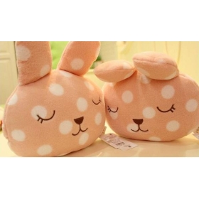 Comepear wave point rabbit plush toy car pillow doll  dolls hold pillow cushion for leaning on