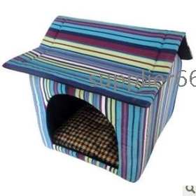 Pet house jacquard velveteen pet Waterloo row house dog house dog's kennel      