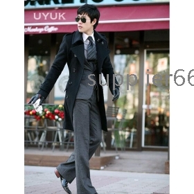 he new cold winter clothing fashionable man han male coat dust coat from high-grade overcoat