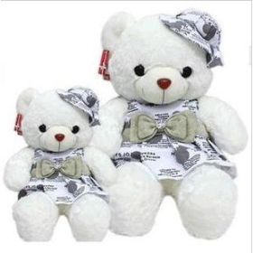 Cute little bear big hug the plush toy fair young teddy bear doll birthday present female 