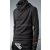 free shipping Men's high-necked man render unlined upper garment sweater sweater size M L XL  