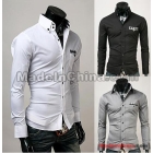 free shipping new Men's shirts long-sleeved shirts size M L XL  