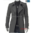 free shipping new Men's Woollen coat man dust coat size M L XL XXL 
