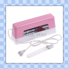 Pink Nail Gel Curing UV Lamp 9W 110V Nail Art UV Light Lamp, Free Shipping, Dropshipping 