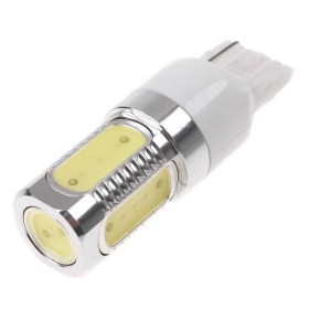   White T20 5LED Rear/Tail Turn Signal Light Bulb with With 5 LEDs,free shipping dropshipping 