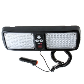 Super kirkas 86 LED Car Truck Visor Strobe Flash Light Panel , varoitus valaistus , 4 väriä valinta, ilmainen toimitus