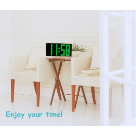 Big number Clear Luminous led digital alarm clock desk/table/wall clock