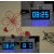 Bule Couleur Fanshion LED Digital Wall Clock Horloge de bureau