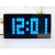 Bule Couleur Fanshion LED Digital Wall Clock Horloge de bureau