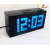 Bule Couleur Fanshion LED Digital Wall Clock Horloge de bureau