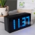 Bule Couleur Fanshion LED Digital Wall Clock Horloge de bureau