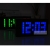 Bule Couleur Fanshion LED Digital Wall Clock Horloge de bureau