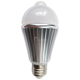  bright 1 Piece Free Shipping E27 8W Warm/Cold White LED Bubble Ball Globe Light Bulbs Bright 