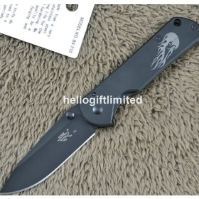 Classic SANRENMU B4 710 8Cr13MoV Blade Stainless Handle Camping Pocket EDC Folding Knife w/ Money Clip & Lanyard Hole 