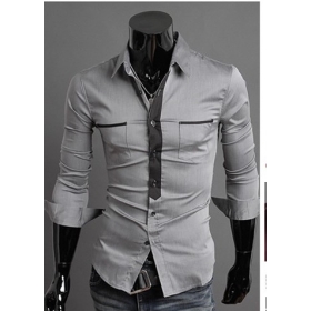 Men's Shirts Mens Casual Shirts Mens Dress Shirts Slim Fit Stylish Shirts 3 Colours 