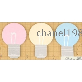 Free Shipping / Bulb Notepad / Memo / Paper Sticky note pad / Wholesale 