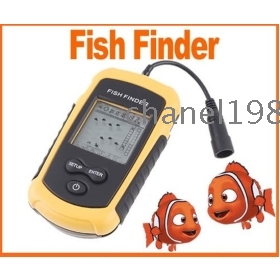 Sonar Sensor Fish Finder Alarm Transducer with retail color package, freeshipping, dropshipping