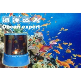 Hot Selling 1pc Star Lamp Projector Lamp Night Light Sea Projector Blue Lamp -- PLP02 Wholesale Free Shipping 