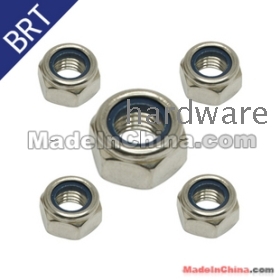 wholesale 200pcs/lot free shipping brand new Stainless steel lock nut nylon lock nut against pine nuts 