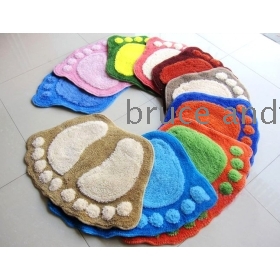 Free Shipping Double feet mat, Ottomans, Carpets, cushions, Multicolor random, 40*60CM, 290g