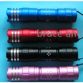 Free Shipping E030 Plum-type Flashlight, Aluminum Flashlight, Waterproof Flashlight, Portable Flashlight, 33g  50pcs/lot