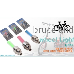 Free Shipping Bicycle gas nozzle lights, Fluorescent stick type, Bicycle wheels light, Valve lights, Bike accessories 10pcs/lot