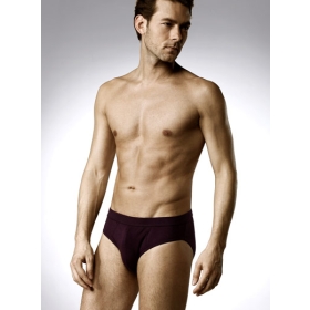 Concise Soft Cotton Men Briefs-MAROON