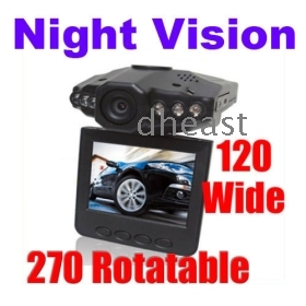 car dvr H198 Car IR Vehicle DVR Dashboard Camera HD Recorder H198F with night Vision 15pcs/lot