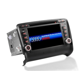 7 Inch 2-Din Car DVD Player & GPS for Audi TT Car Stereo with Bluetooth Radio TV RDS Map  Screen Support Phone Book